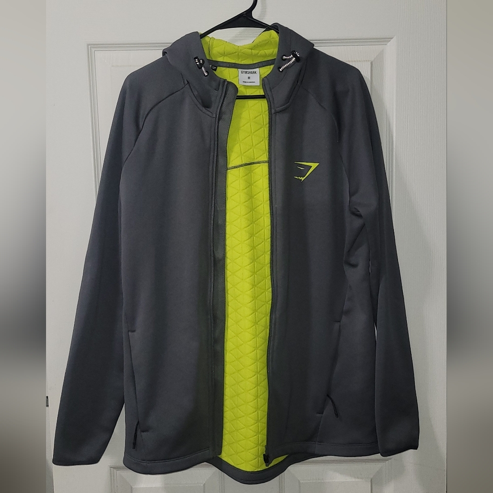 GYMSHARK CREST ZIP UP HOODIE